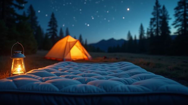 Top matelas de camping pour optimiser vos nuits sous les étoiles