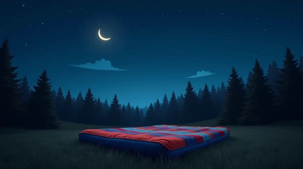 Un matelas de camping confortable pour une bonne nuit sous les étoiles